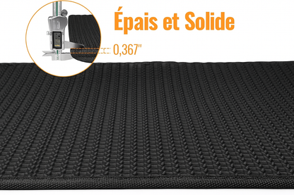 Tapis anti-dispersion de litière pour chat Pawtastique™  – Garde votre sol propre et sans poussière !