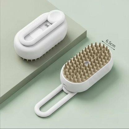 Brosse à spray pour chiens et chats – Toilettage doux, anti-poils et massage relaxant