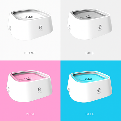 Gamelle anti-éclaboussures Pawtastique™ – Bol d’eau intelligent pour chiens et chats, anti-débordement et anti-mouillage